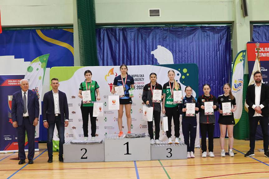 Zuzanna Kwaśnicka wicemistrzynią Polski kadetek w tenisie stołowym