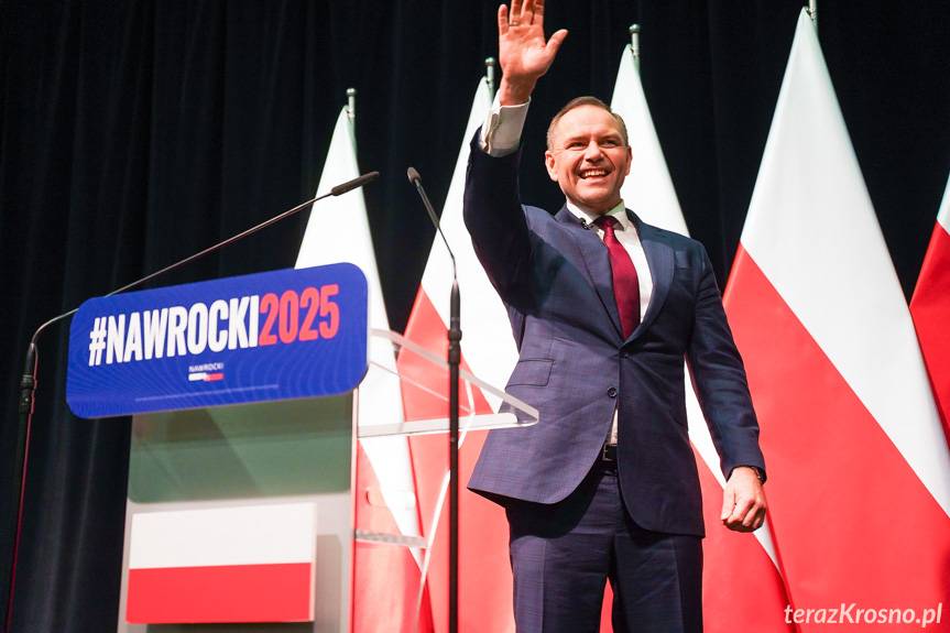 Pierwsza tura wyborów prezydenckich: Nawrocki dominuje w powiecie, w Krośnie z niewielką przewagą