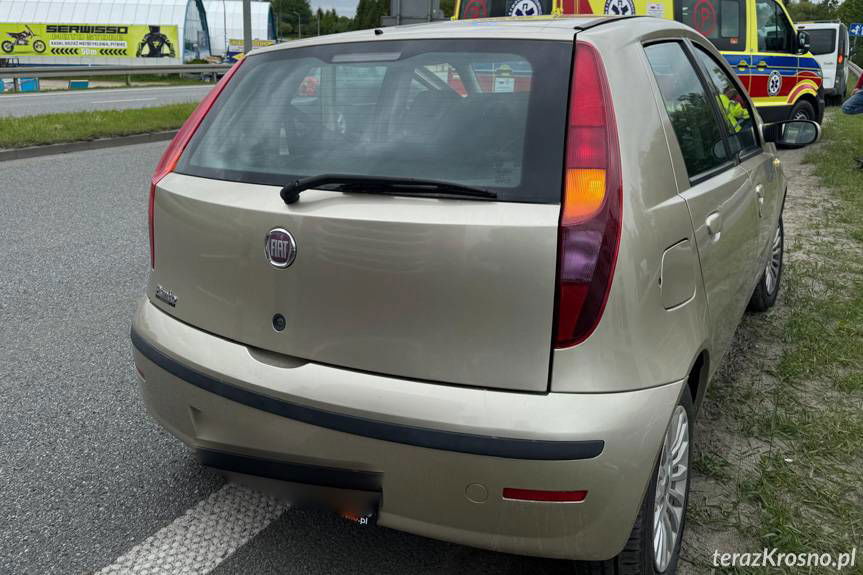 Zderzenie ciężarówki i osobówki w Krośnie