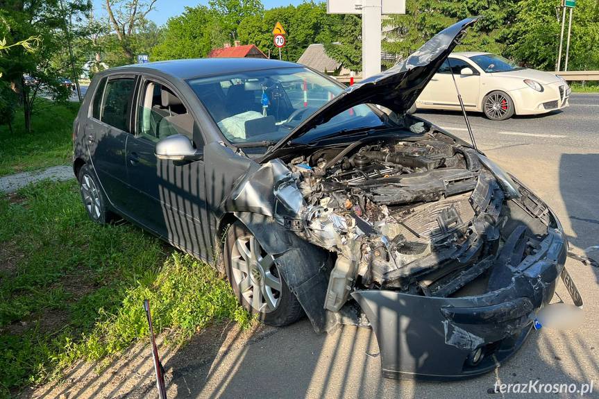 Zderzenie na DK19 w Zboiskach