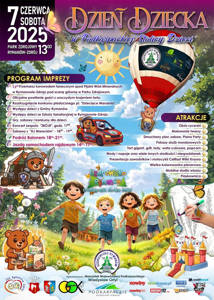 Zaproszenie na Dzień Dziecka do Podkarpackiej Stolicy Dzieci