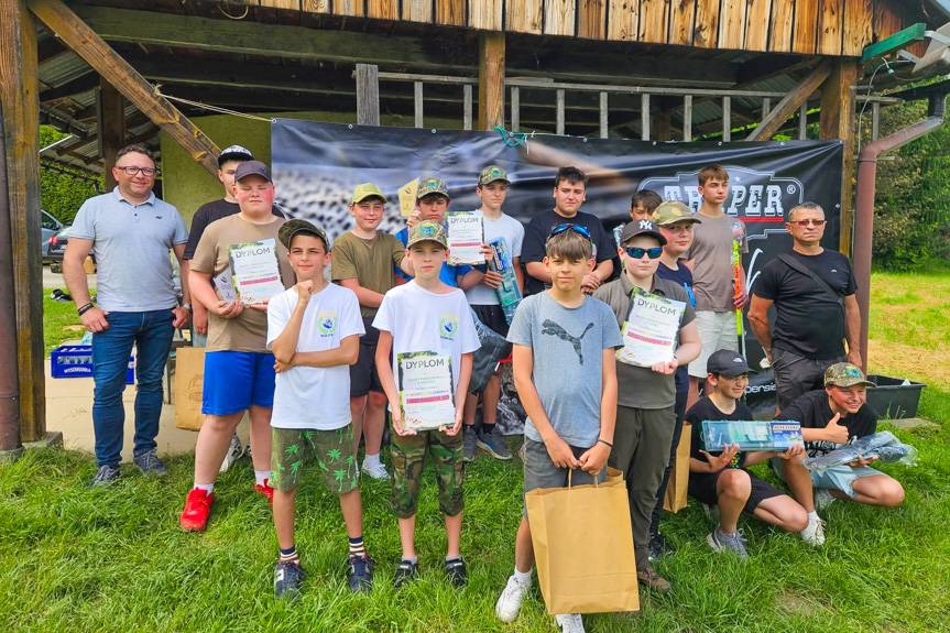 Młodzi wędkarze walczyli o Puchar Prezydenta Krosna