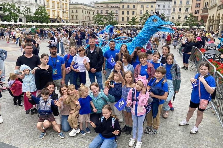 Smok z Niebieskiej 21 zachwycił w Krakowie