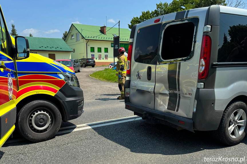 Wypadek w Potoku na DK28