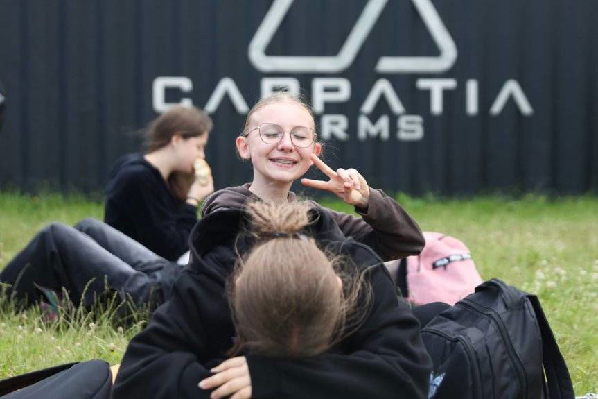 Strzelecki piknik z ósmoklasistami