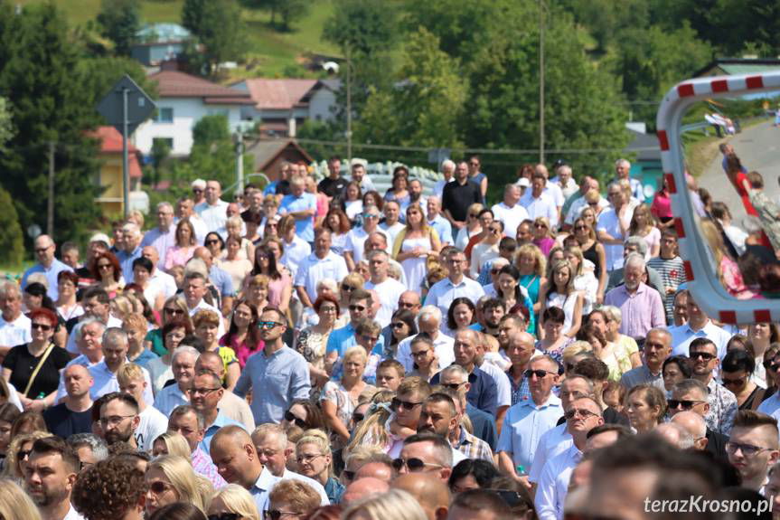 Tłumy wiernych na procesji Bożego Ciała w Krościenku Wyżnym [ZDJĘCIA]