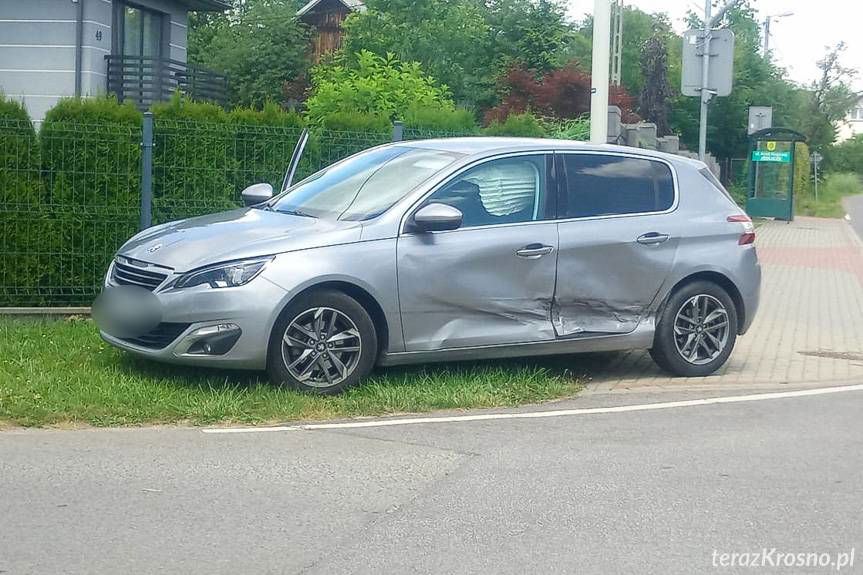 Zderzenie na skrzyżowaniu w Jedliczu