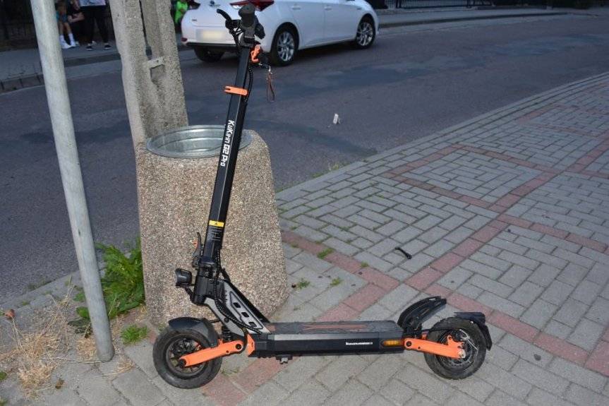 Zdarzenie z udziałem 11-latka na hulajnodze elektrycznej