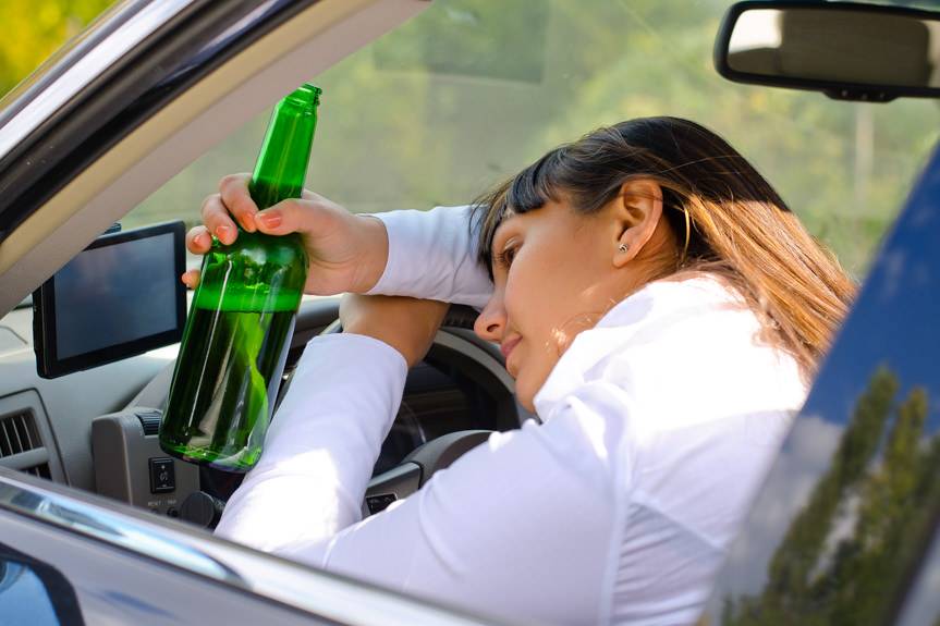 Wsiadła za kierownicę pomimo wcześniej wypitego alkoholu