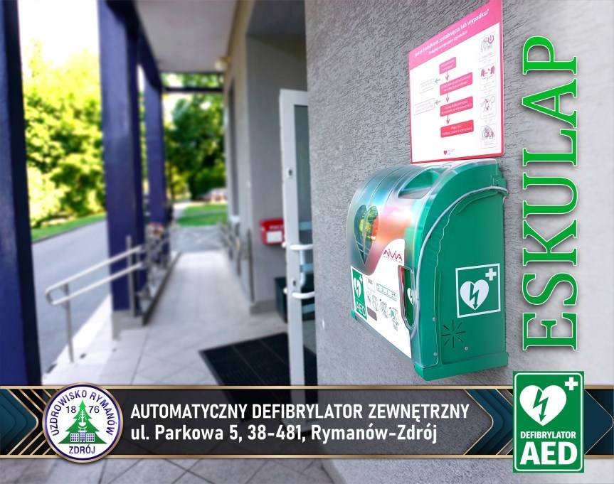 W trosce o bezpieczeństwo. Defibrylatory AED przy Eskulapie i Świteziance