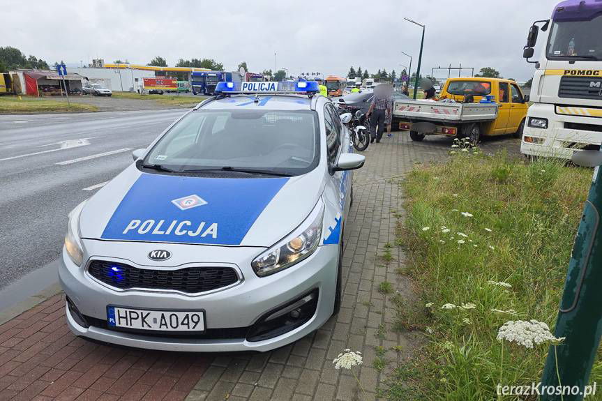 Kolizja z udziałem motoroweru