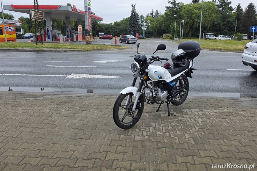 Kolizja z udziałem motoroweru
