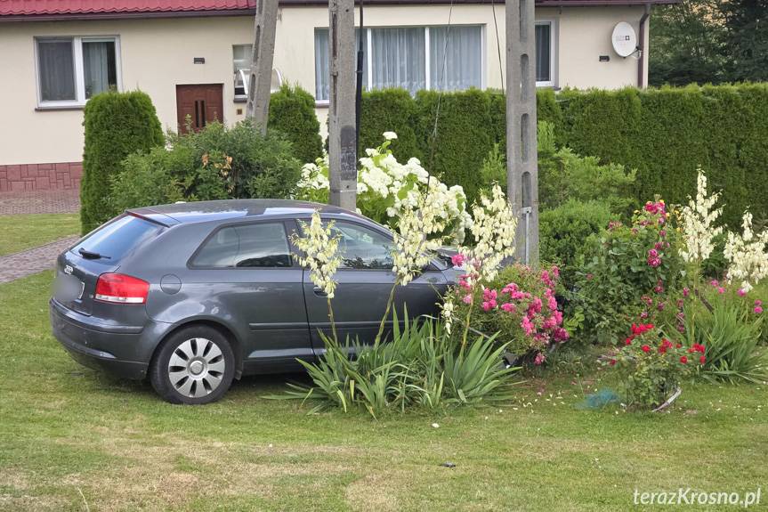 Kolizja na DK28 w Jaszczwi