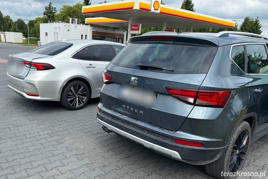 Kolizja trzech samochodów