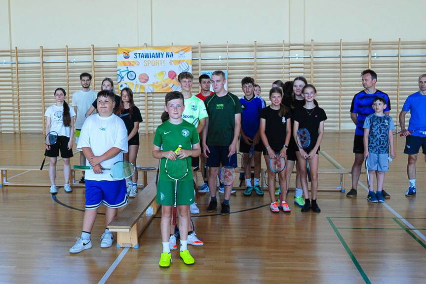 Zacięta walka i sportowa pasja. Turniej badmintona w Głowience