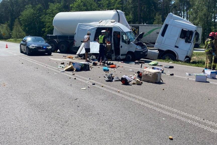 Wypadek na mieleckiej obwodnicy