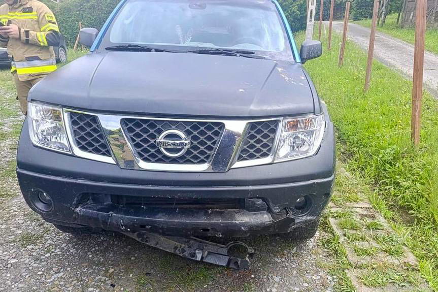 Czołowe zderzenie przez zbyt szybką jazdę