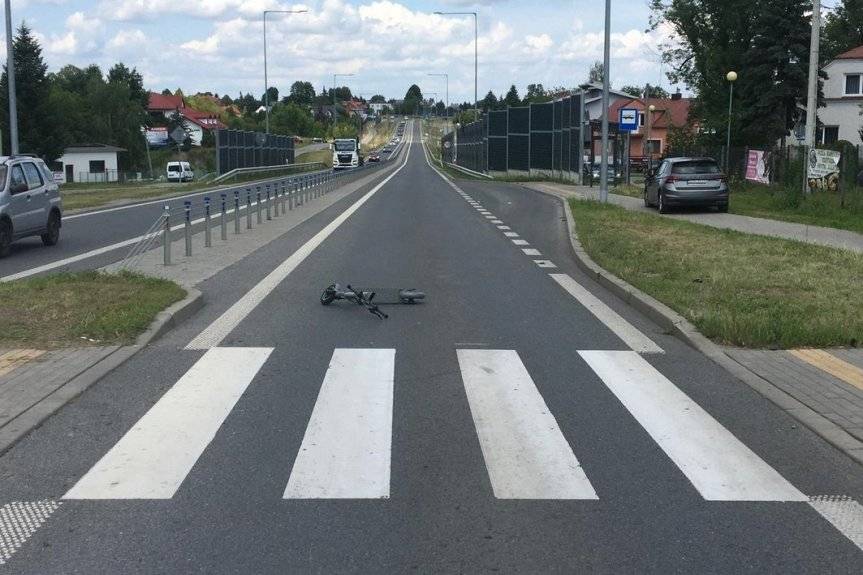 Trzy osoby ranne w wpadkach z udziałem hulajnóg elektrycznych