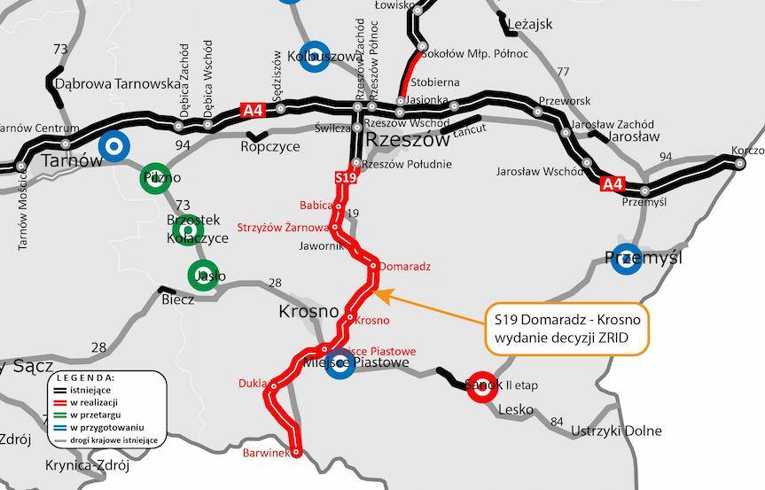 S19 Domaradz-Krosno z rygorem natychmiastowej wykonalności. Co to oznacza?