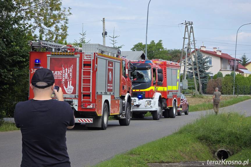 Żarnowiec. Zadymienie w domu, interweniowały służby