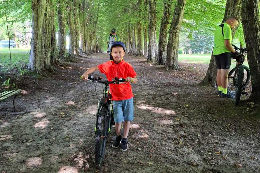 Planowali 50 km, przejechali 70. Tak wyglądała wakacyjna przygoda na rowerach