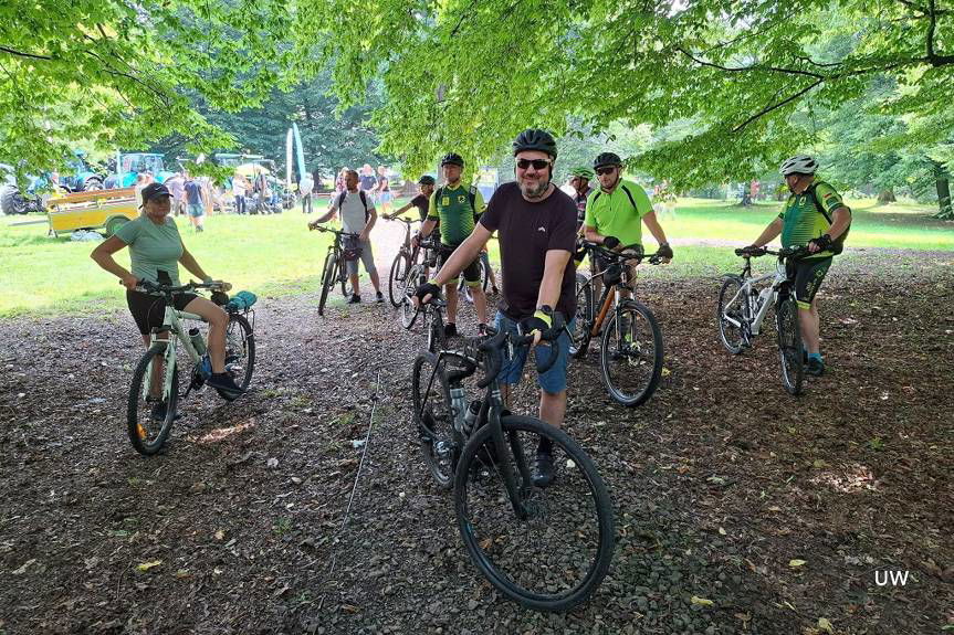 Planowali 50 km, przejechali 70. Tak wyglądała wakacyjna przygoda na rowerach