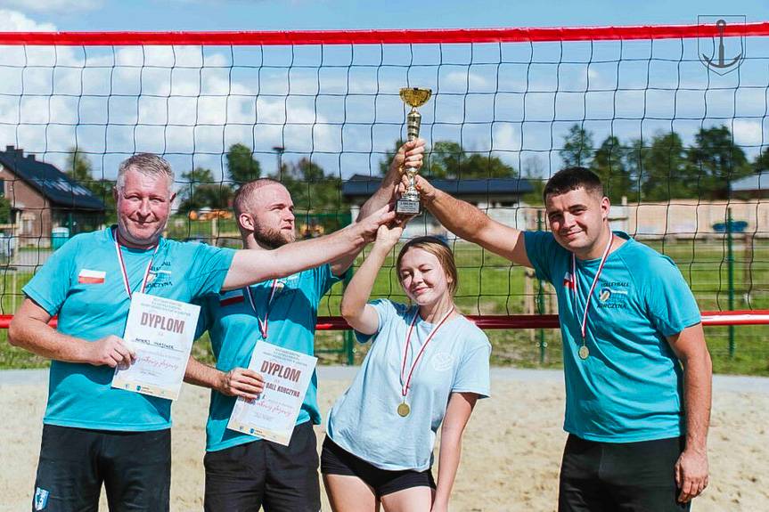 Pierwszy turniej siatkówki plażowej w Korczynie