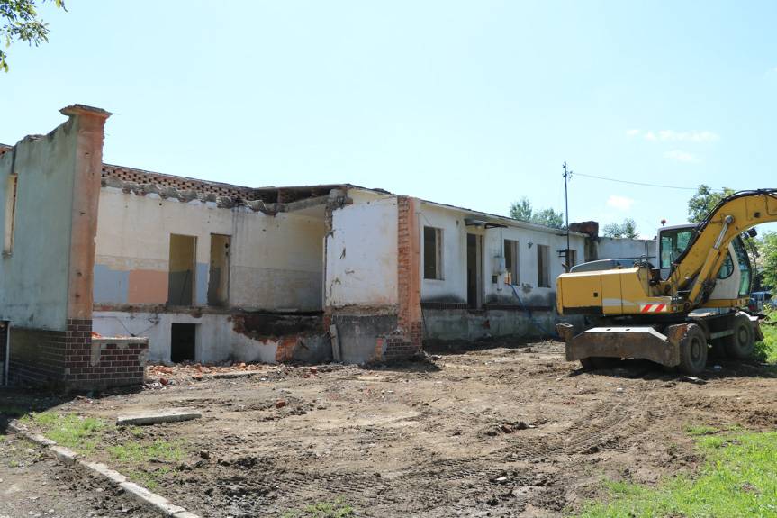 Nowa funkcja starego budynku - remiza OSP i świetlica w Machnówce