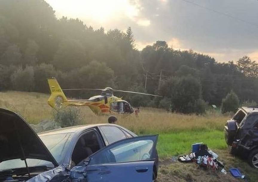 Zdarzenie drogowe w Jureczkowej