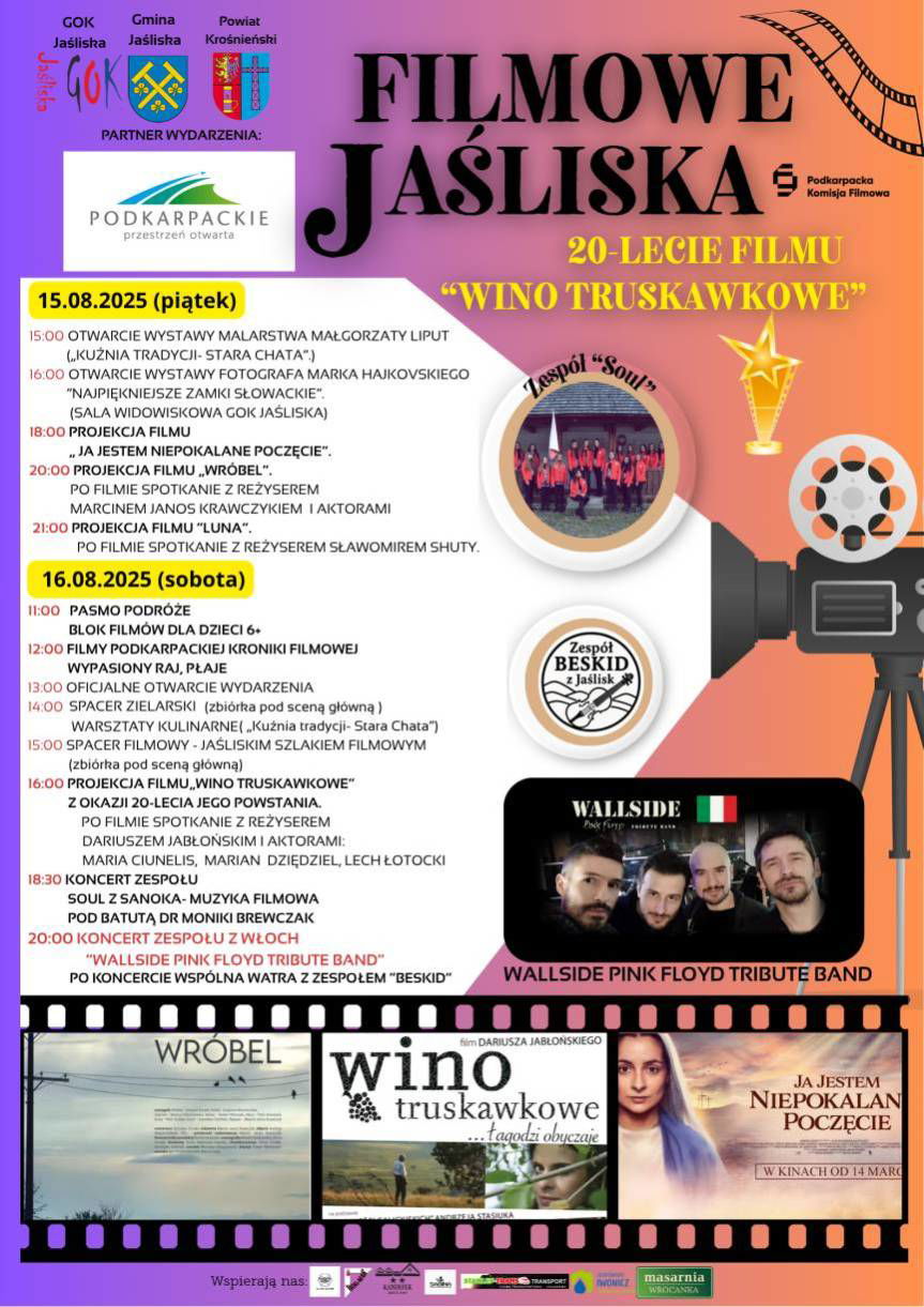 Filmowe Jaśliska. Zaproszenie do "Podkarpackiego Hollywood"