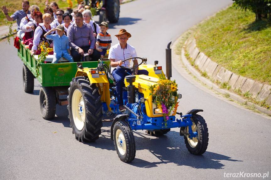Korowód dożynkowy i pojazdów zabytkowych w Odrzykoniu [ZDJĘCIA]