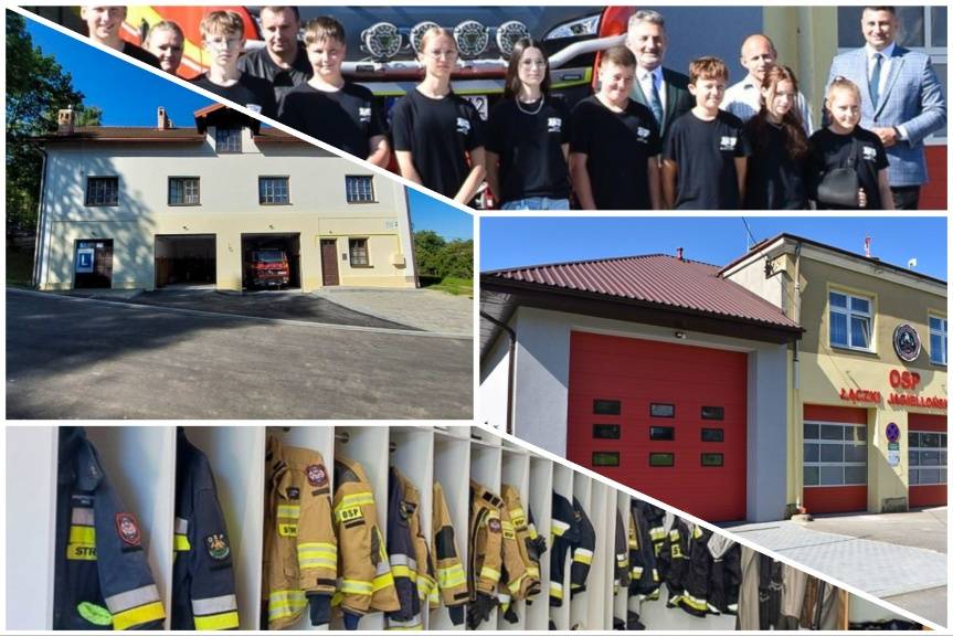 Nowe garaże i modernizacje remiz w gminie Wojaszówka