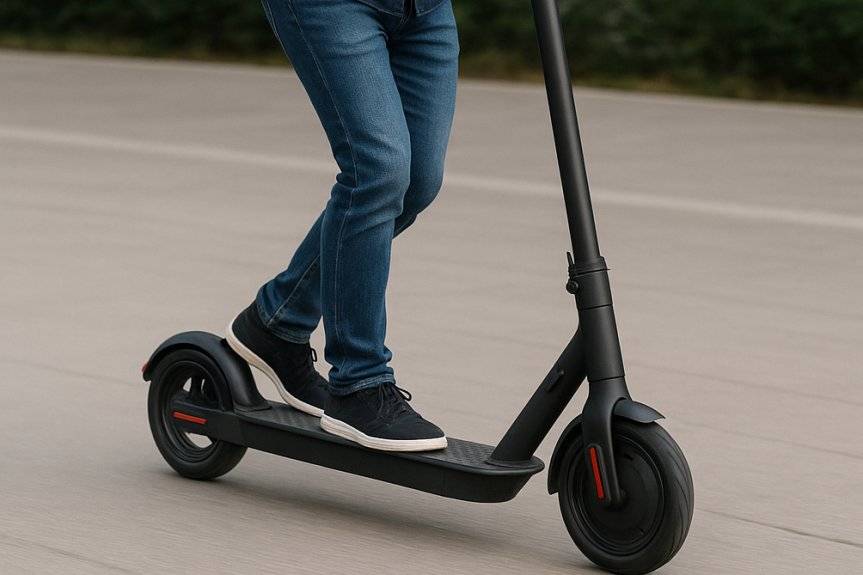 1000 złotych mandatu dla kierującego hulajnogą elektryczną