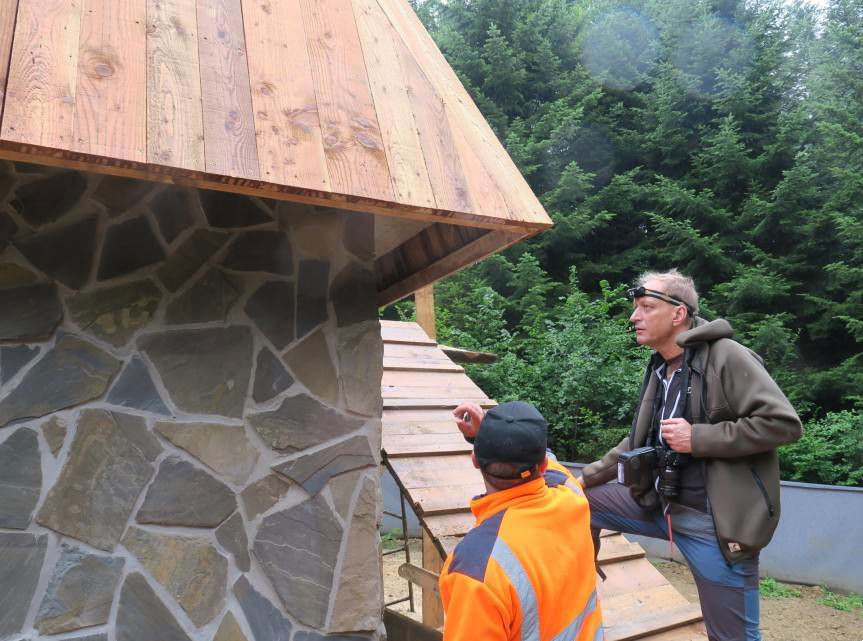 Wyjątkowy dom dla latających ssaków na ukończeniu