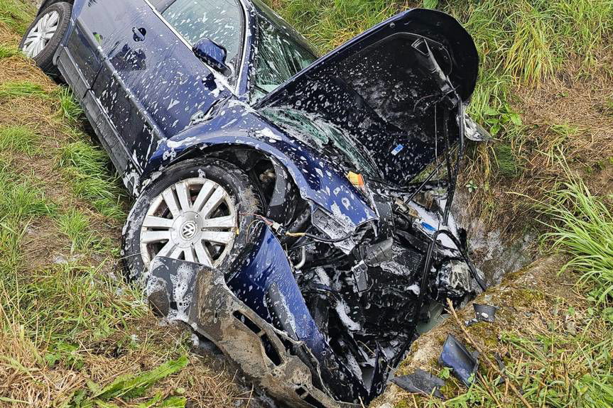 Poranny wypadek w gminie Pilzno