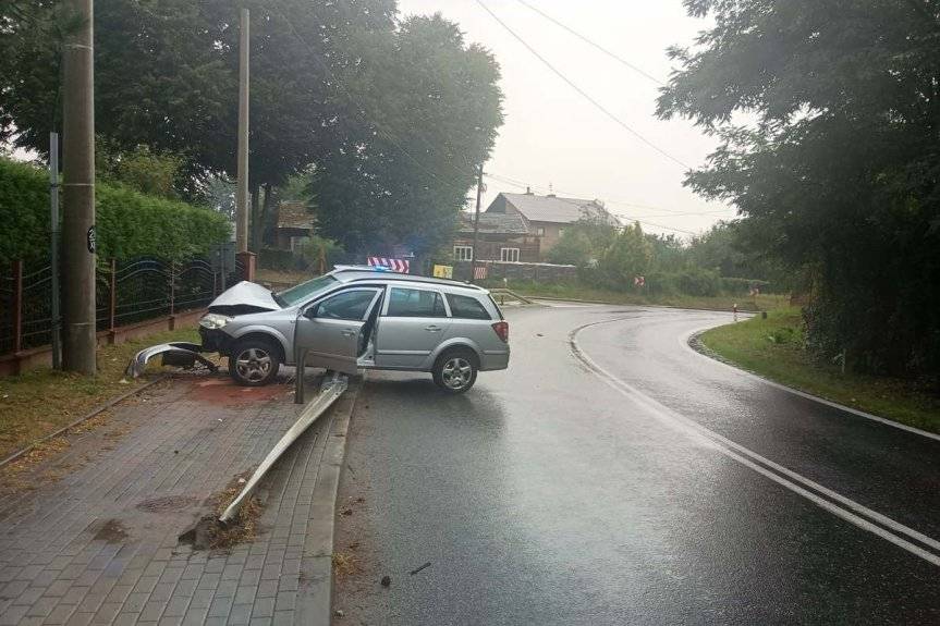 Wypadek w Markowej. Jedna osoba ranna