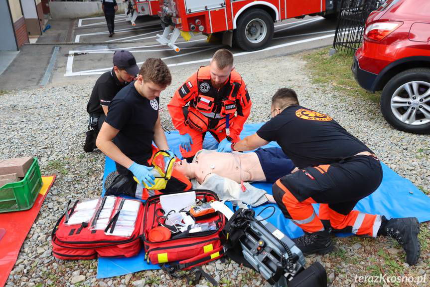 Wypadek traktorzysty, uwięziony w studni, wypadki drogowe. Warsztaty ratownicze Przysietnica 2025 [ZDJĘCIA]