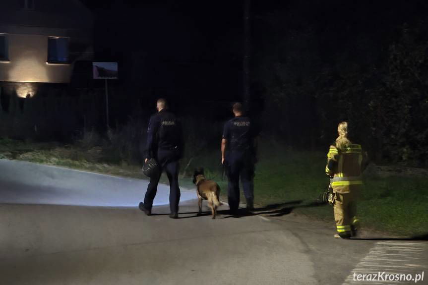 Poszukiwania mężczyzny w Łączkach Jagiellońskich