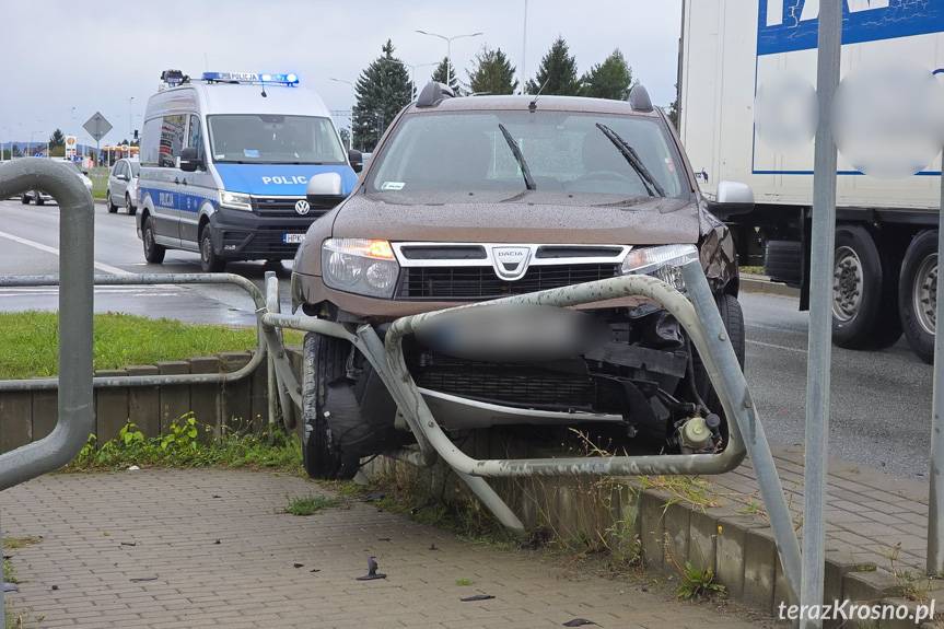 Krosno. Zderzenie dwóch samochodów