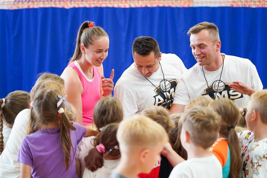 Siatkarka reprezentacji Polski gościła w Jedliczu