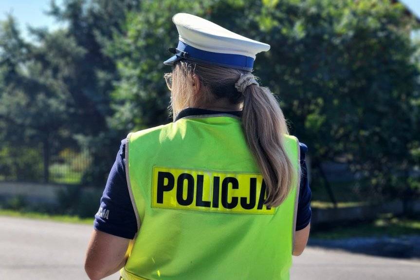 Dachowanie 18-latki w Łączkach Brzeskich