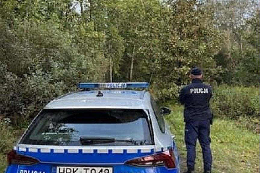 Zgubił się w lesie zbierając grzyby