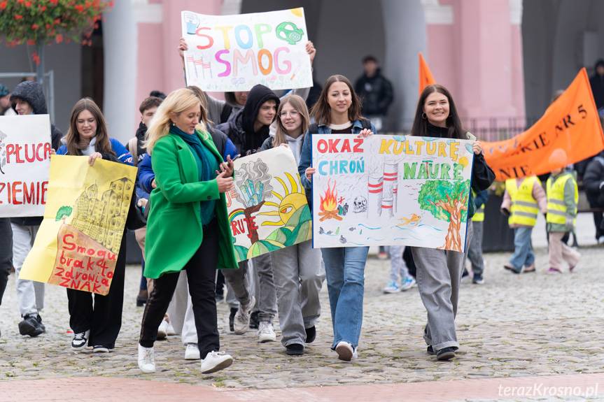 Krosno nie zgadza się na smog - happening na Rynku [ZDJĘCIA]
