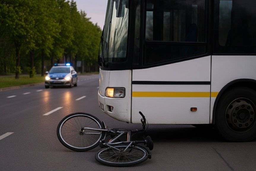 69-letnia kobieta wjechała w autobus miejski