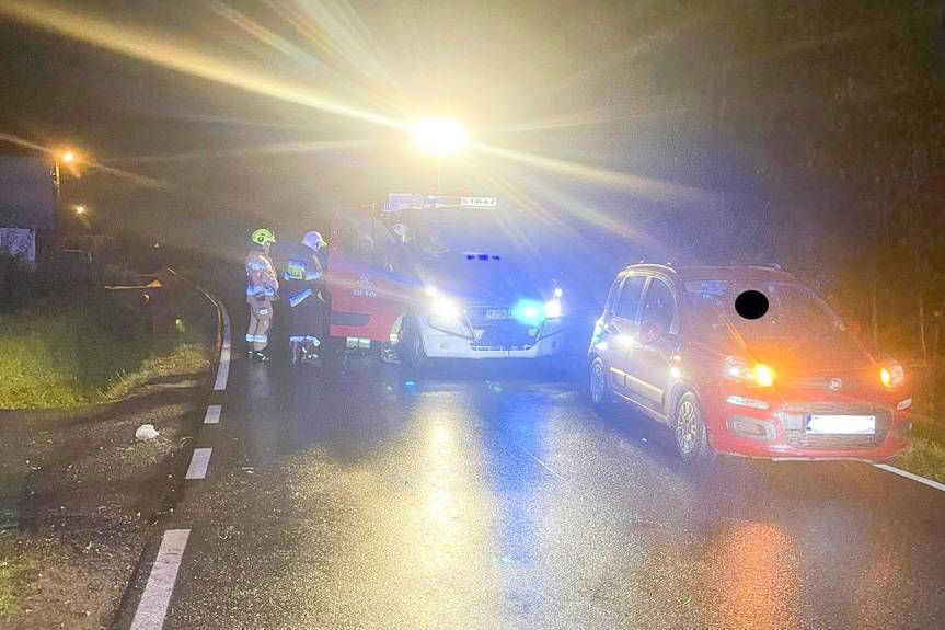 Tragiczny wypadek w Kątach. Nie żyje potrącony pieszy