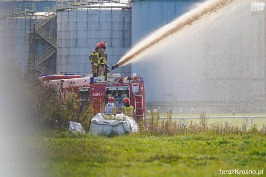 Zamach terrorystyczny w rafinerii Orlen Południe w Jedliczu. Na szczęście to tylko ćwiczenia