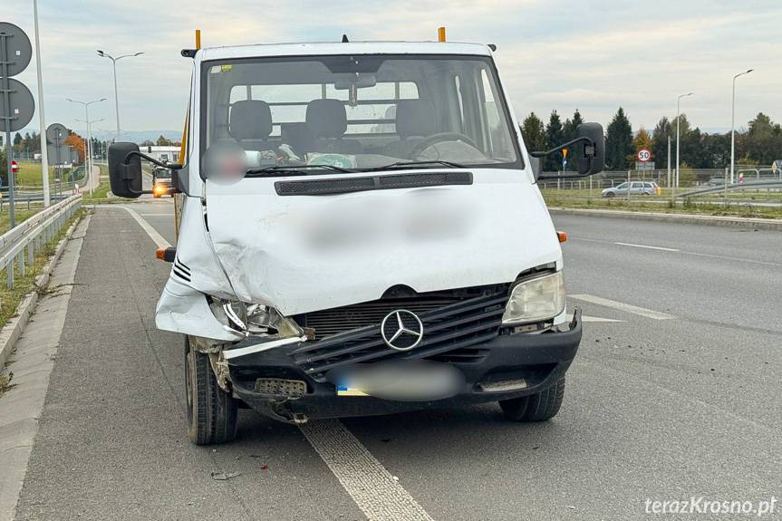 Krosno. Stłuczka dwóch samochodów