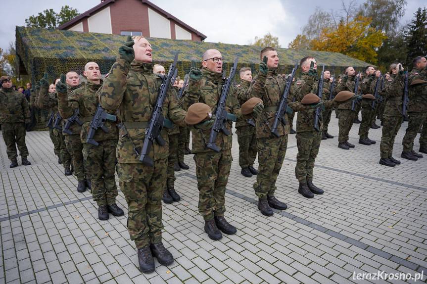 Uroczysta przysięga żołnierzy 3 Podkarpackiej Brygady WOT w Jedliczu [ZDJĘCIA]
