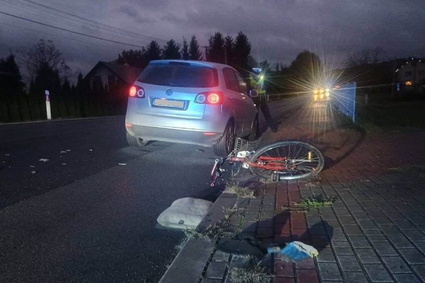 Dwa potrącenia w Humniskach