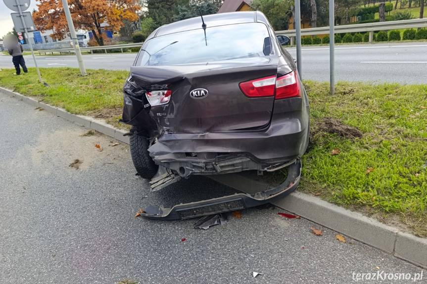 Czwartkowa kolizja w Krośnie